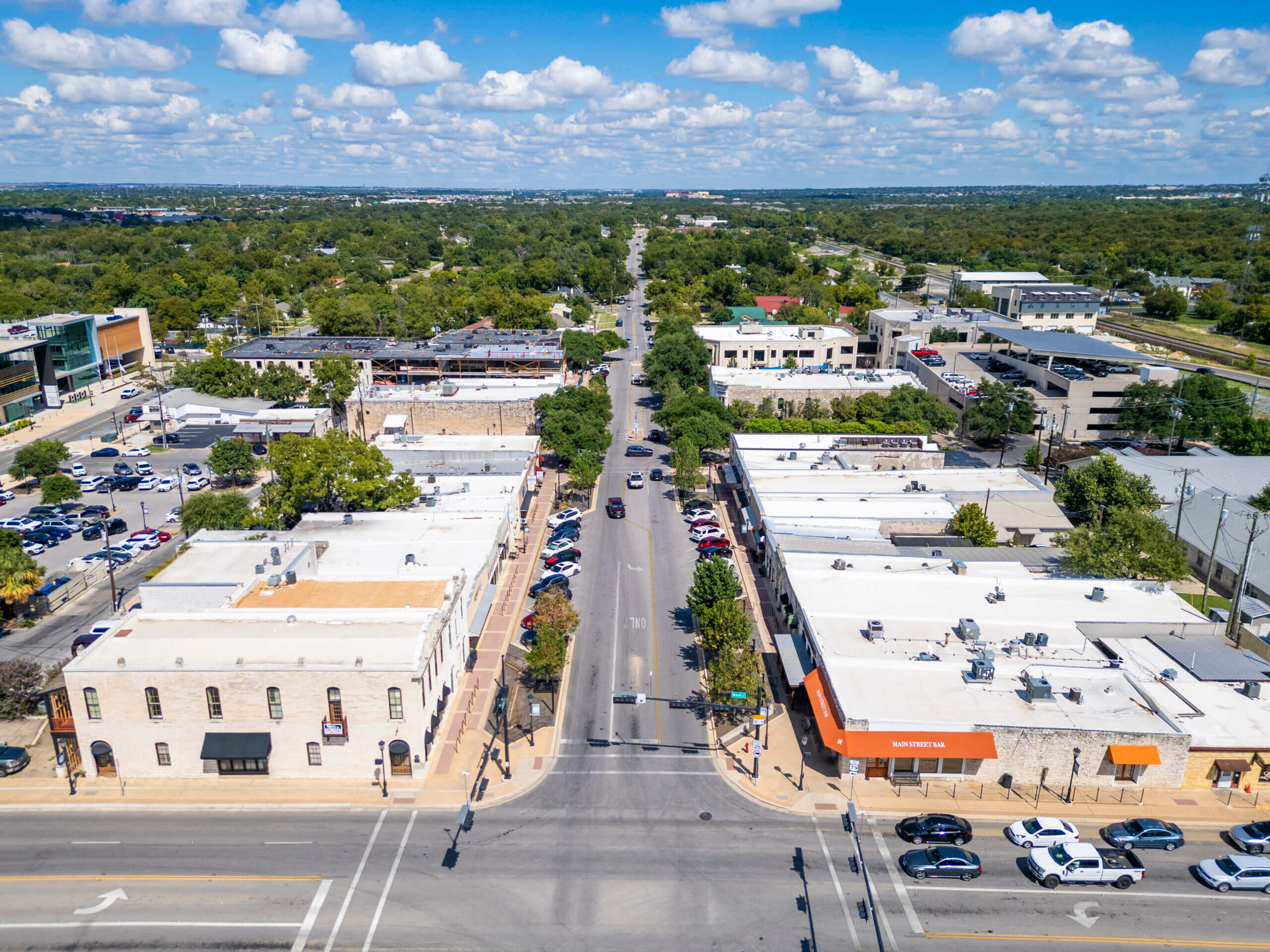 Downtown Round Rock, TX - historic Main Street